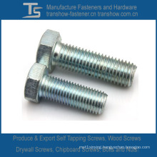 Carbon Steel or Stainless Steel DIN933 Hex Bolts (M3-M48)